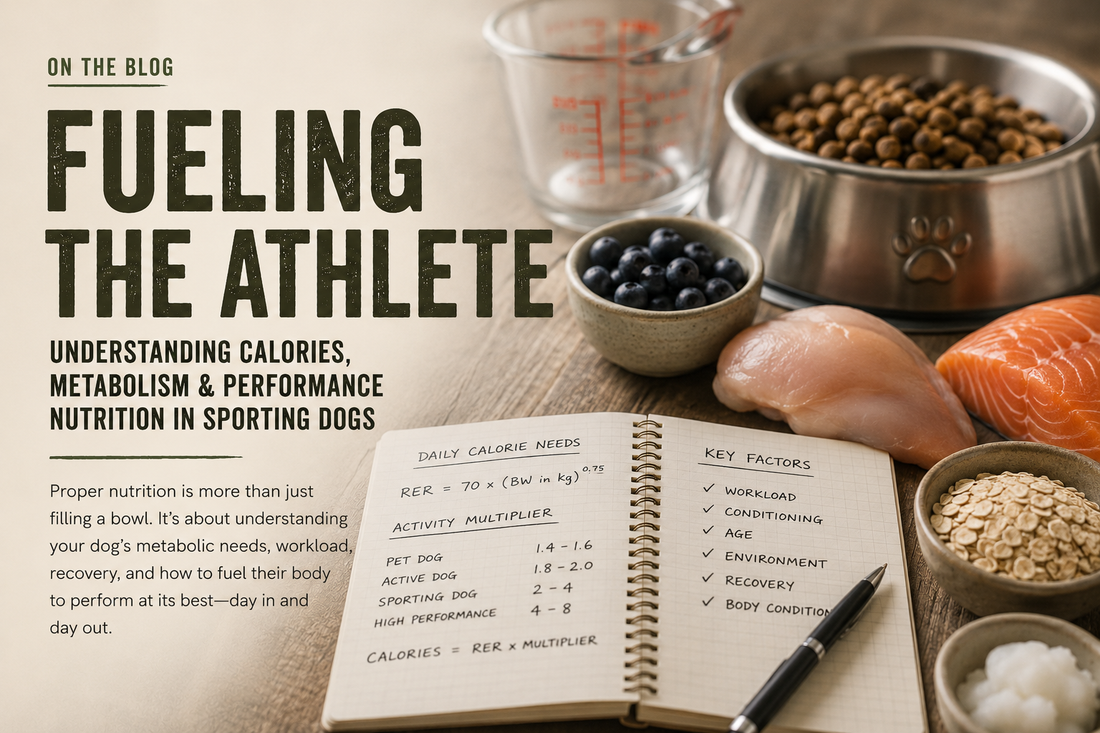 Fueling the Athlete: Understanding Calories, Metabolism & Performance Nutrition in Sporting Dogs